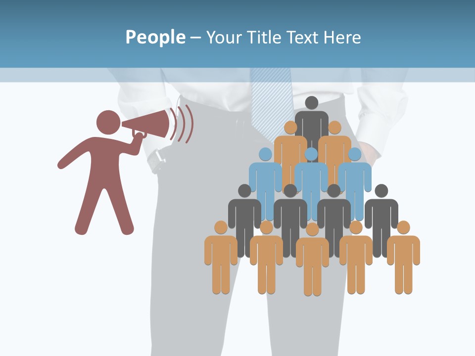 Cut Out Personal Only PowerPoint Template