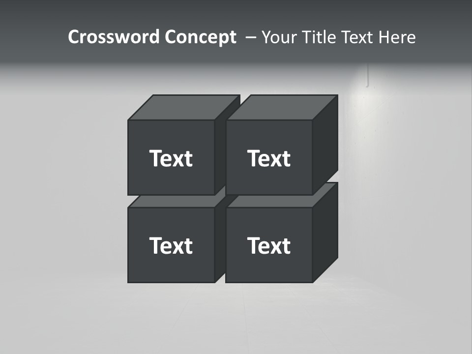 Crack Concrete Design PowerPoint Template
