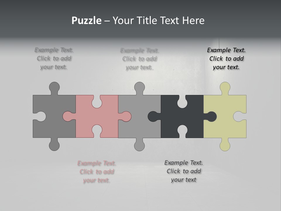 Crack Concrete Design PowerPoint Template