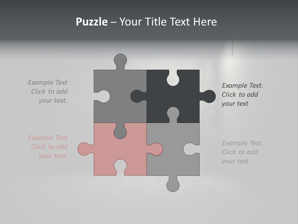 Crack Concrete Design PowerPoint Template