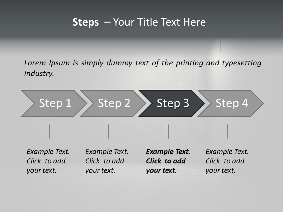 Crack Concrete Design PowerPoint Template