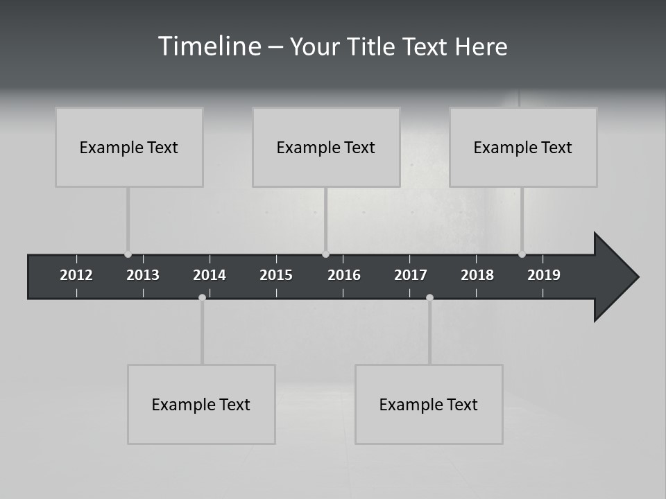 Crack Concrete Design PowerPoint Template