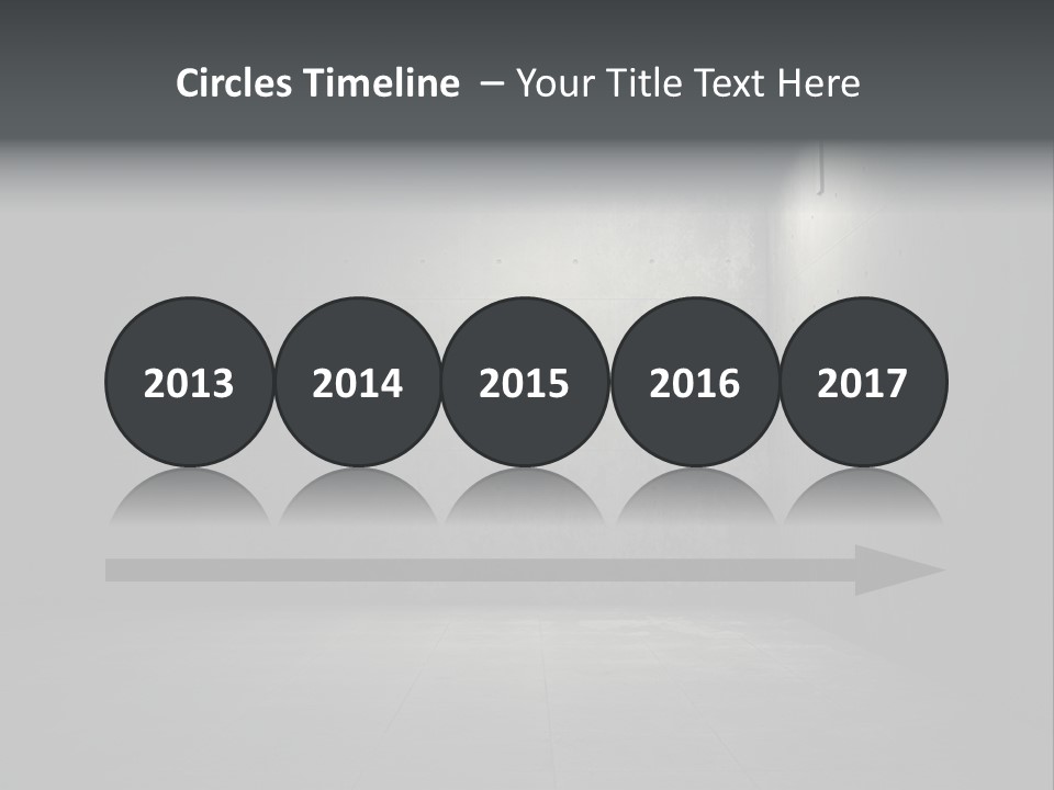 Crack Concrete Design PowerPoint Template