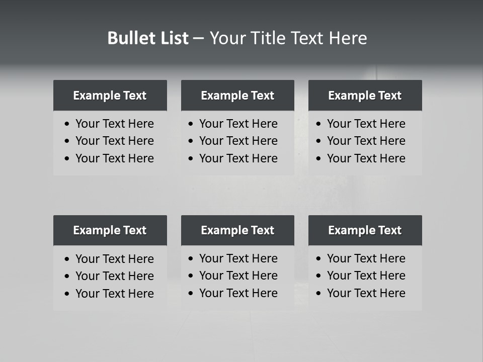 Crack Concrete Design PowerPoint Template