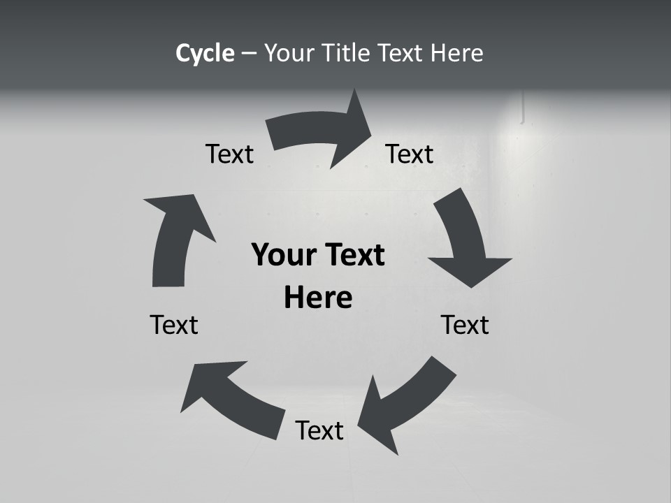 Crack Concrete Design PowerPoint Template