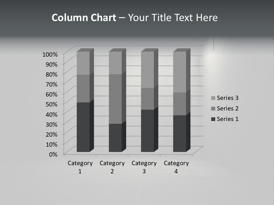Crack Concrete Design PowerPoint Template