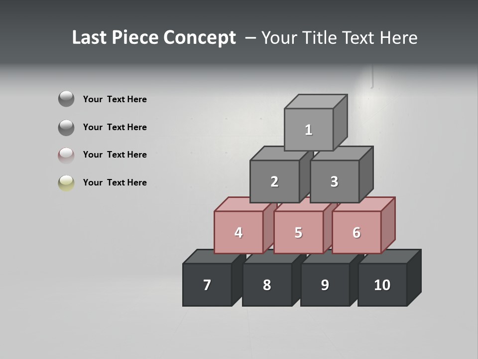 Crack Concrete Design PowerPoint Template