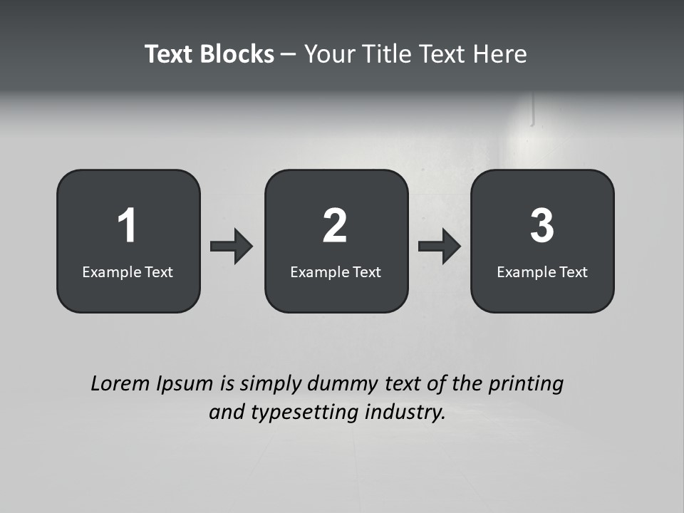 Crack Concrete Design PowerPoint Template