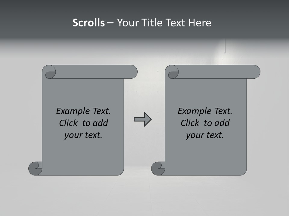 Crack Concrete Design PowerPoint Template
