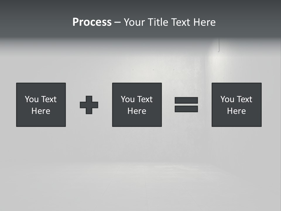 Crack Concrete Design PowerPoint Template