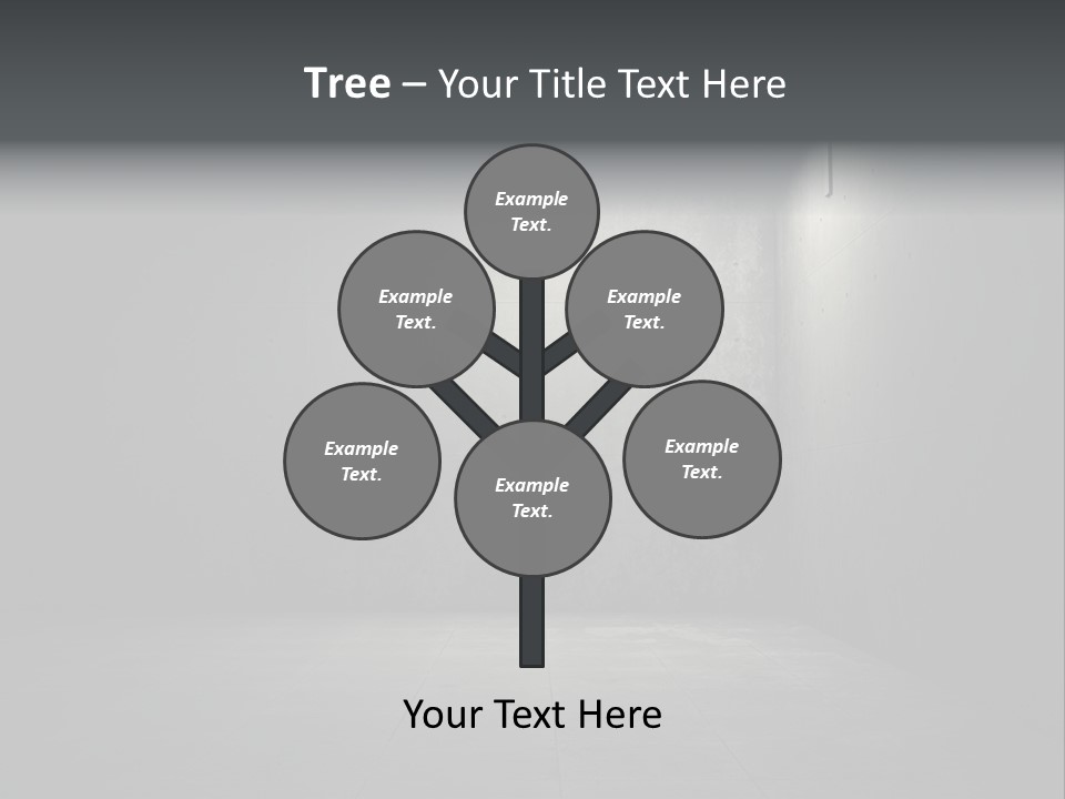 Crack Concrete Design PowerPoint Template
