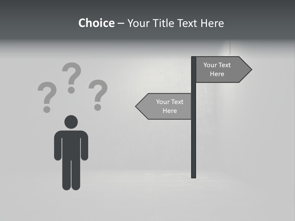 Crack Concrete Design PowerPoint Template