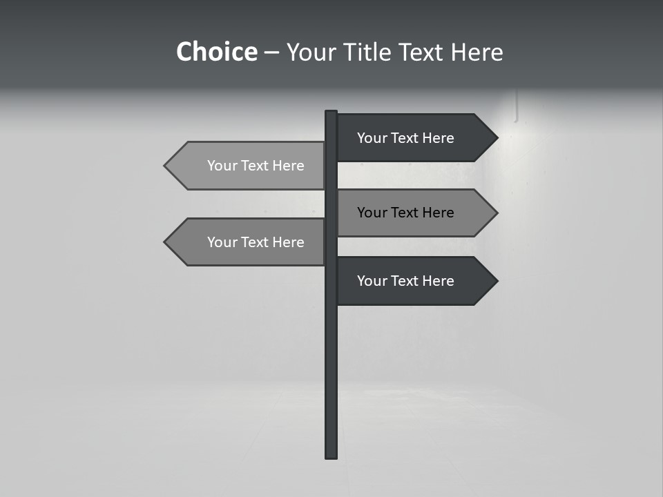 Crack Concrete Design PowerPoint Template