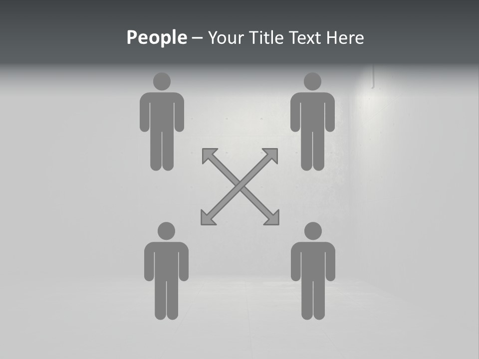 Crack Concrete Design PowerPoint Template