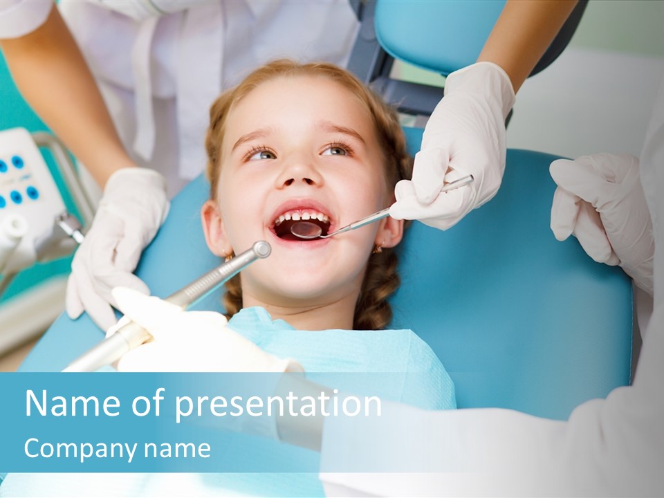 Tool Dental Cure PowerPoint Template