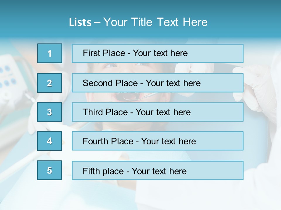 Tool Dental Cure PowerPoint Template