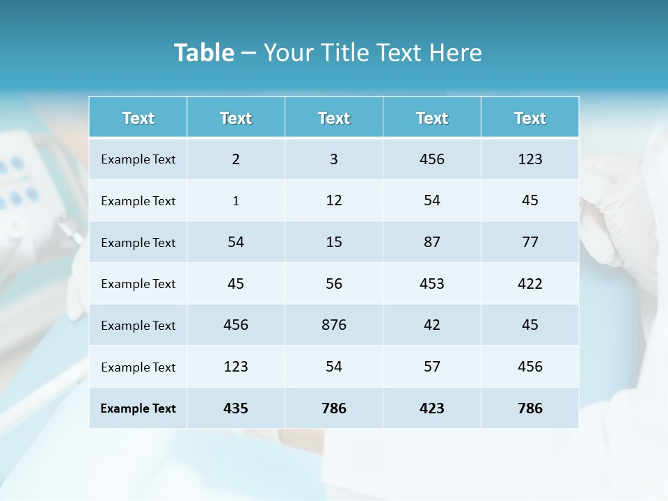 Tool Dental Cure PowerPoint Template