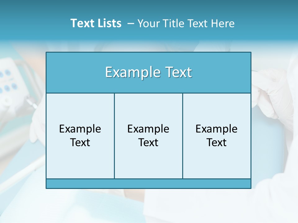 Tool Dental Cure PowerPoint Template