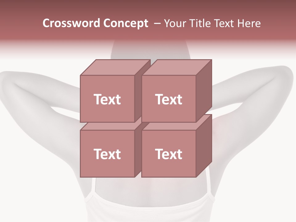 Illness Woman Fatigue PowerPoint Template