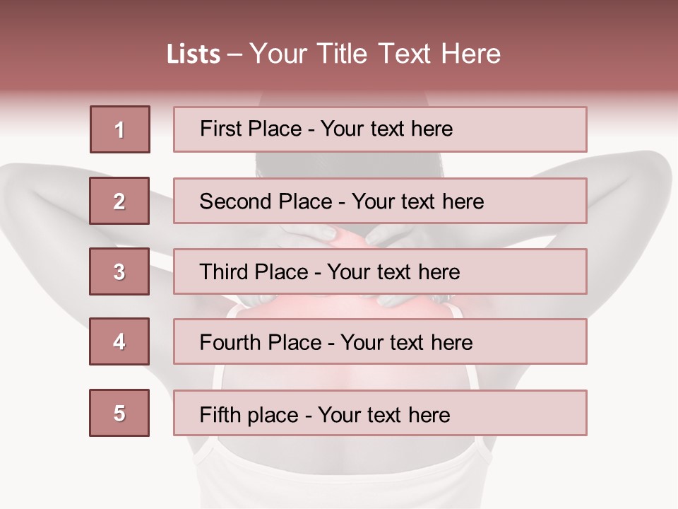 Illness Woman Fatigue PowerPoint Template