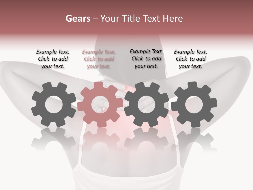 Illness Woman Fatigue PowerPoint Template