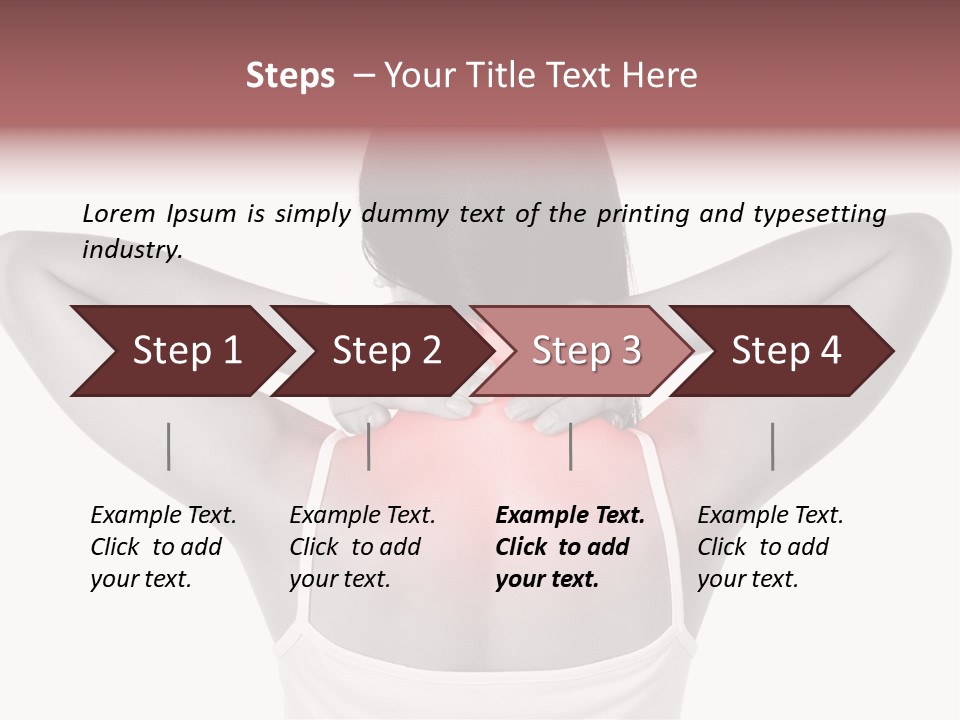 Illness Woman Fatigue PowerPoint Template