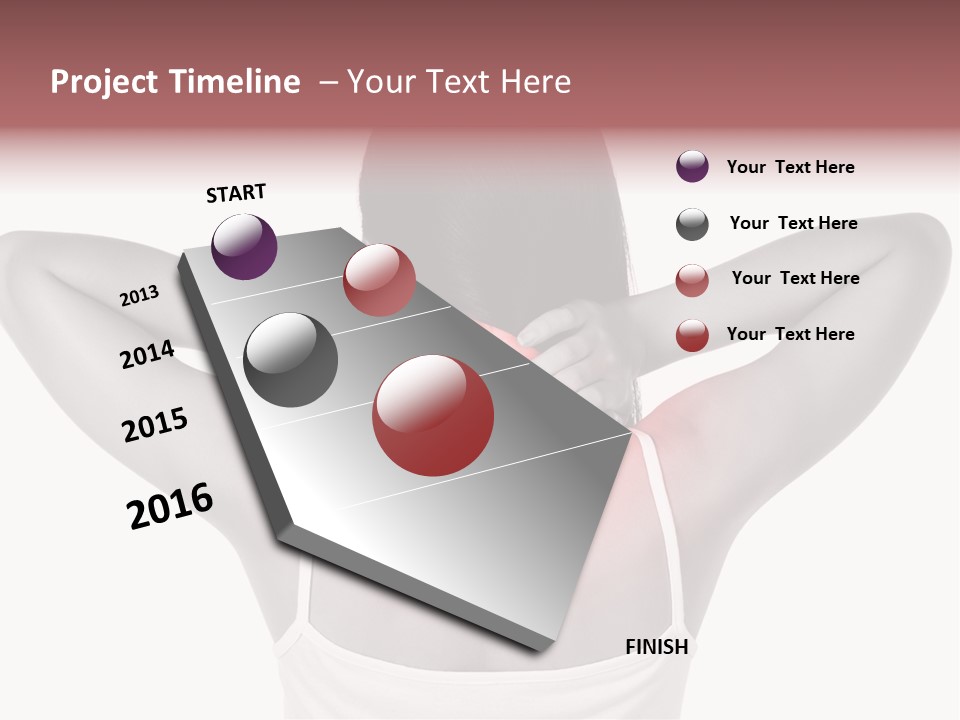 Illness Woman Fatigue PowerPoint Template