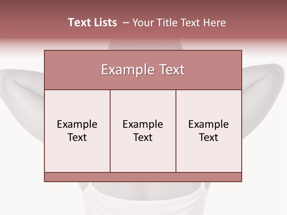 Illness Woman Fatigue PowerPoint Template