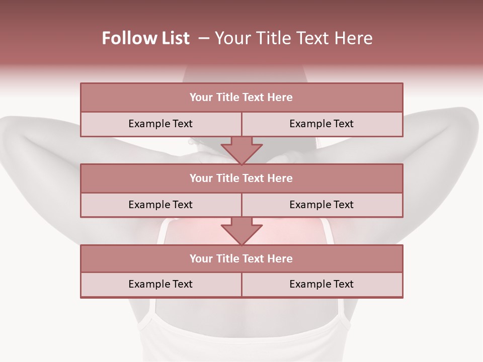 Illness Woman Fatigue PowerPoint Template