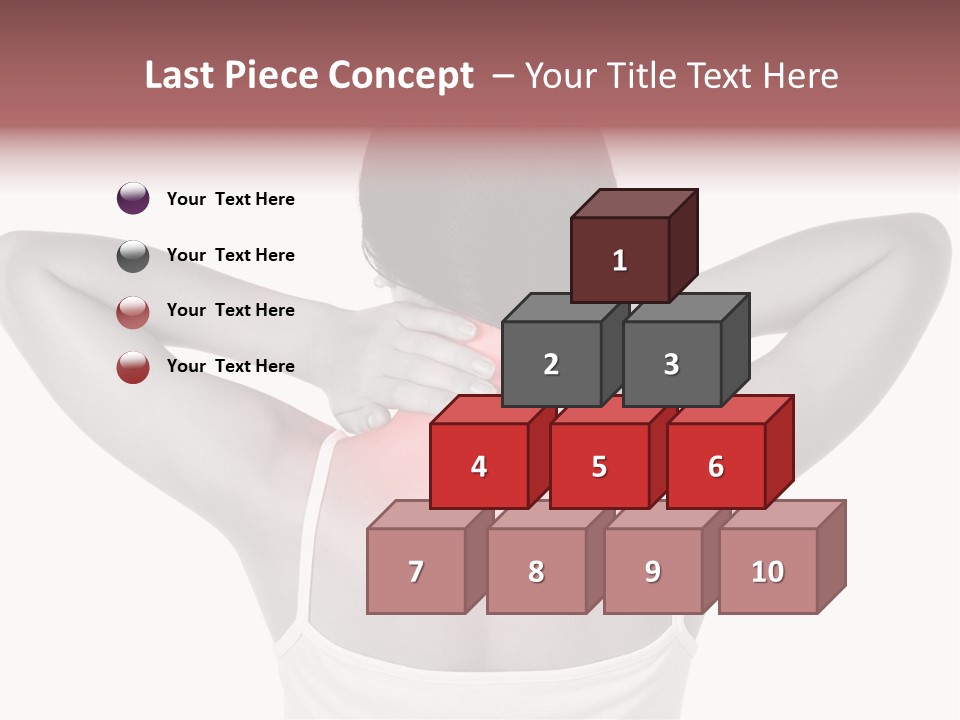 Illness Woman Fatigue PowerPoint Template