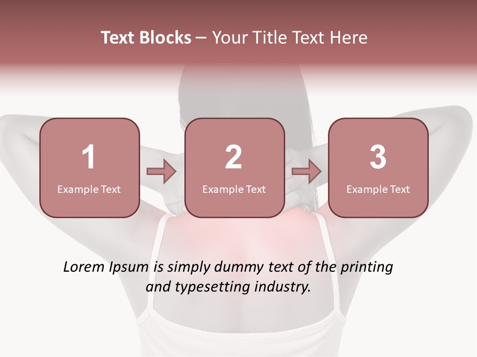 Illness Woman Fatigue PowerPoint Template