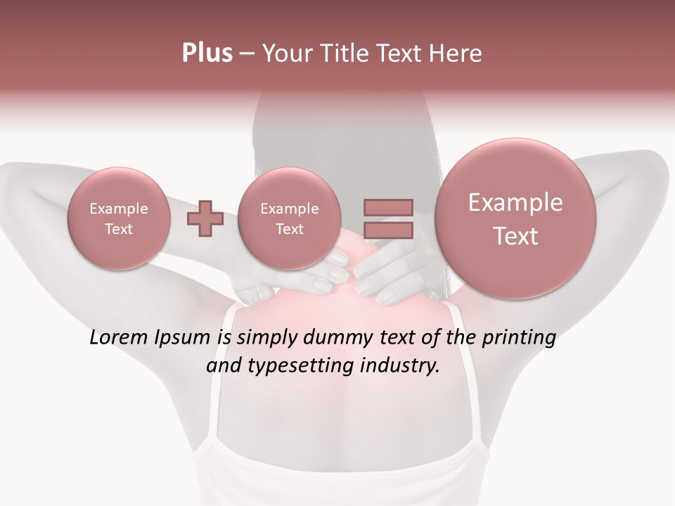 Illness Woman Fatigue PowerPoint Template