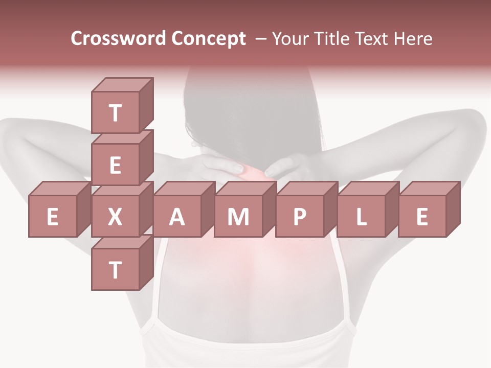 Illness Woman Fatigue PowerPoint Template