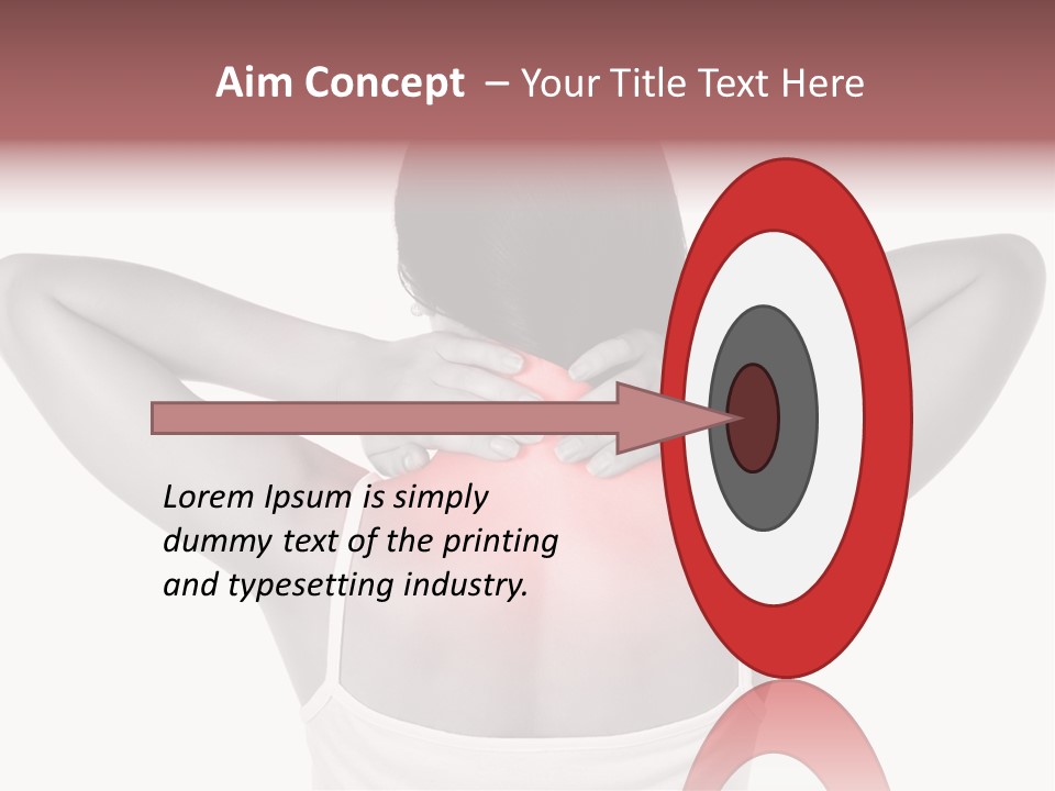 Illness Woman Fatigue PowerPoint Template