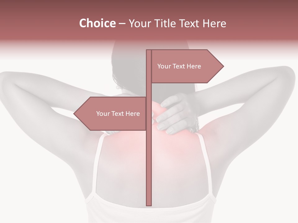 Illness Woman Fatigue PowerPoint Template