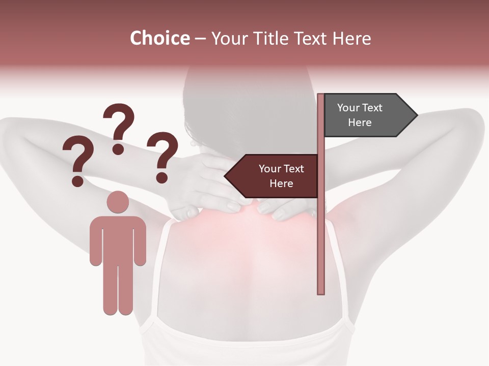 Illness Woman Fatigue PowerPoint Template