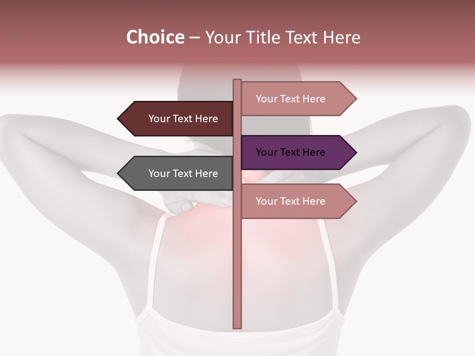 Illness Woman Fatigue PowerPoint Template