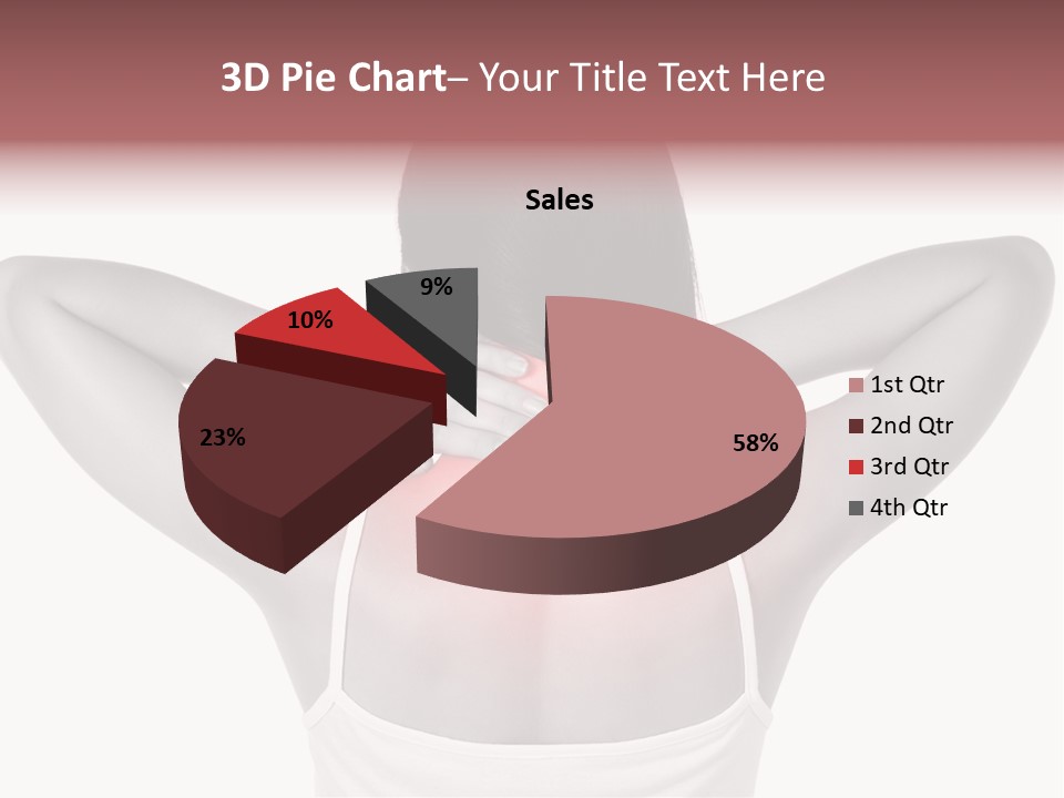 Illness Woman Fatigue PowerPoint Template