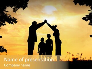 Home Mother Save PowerPoint Template