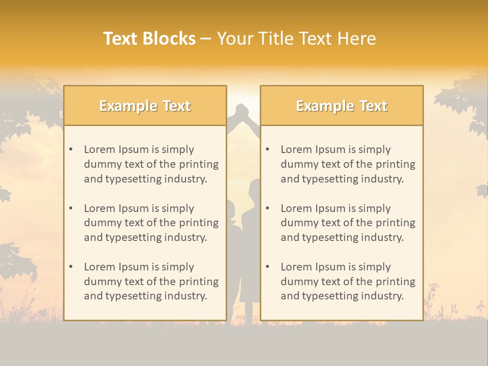 Home Mother Save PowerPoint Template