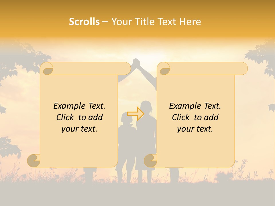 Home Mother Save PowerPoint Template