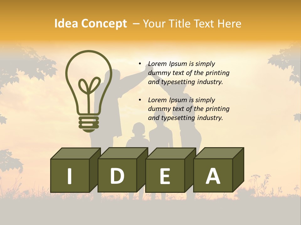 Home Mother Save PowerPoint Template