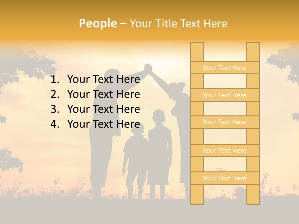 Home Mother Save PowerPoint Template