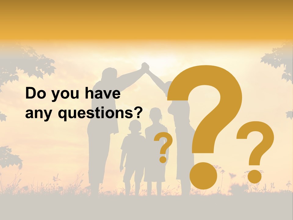 Home Mother Save PowerPoint Template