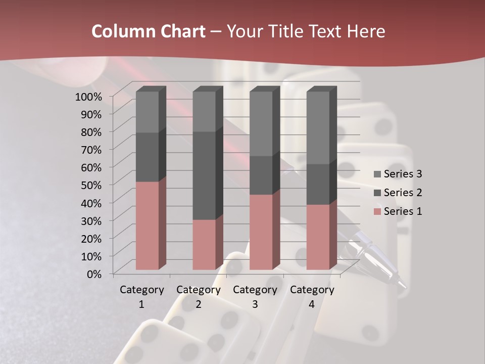 Stop Domino Manager PowerPoint Template
