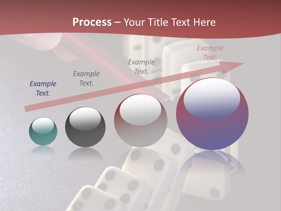 Stop Domino Manager PowerPoint Template