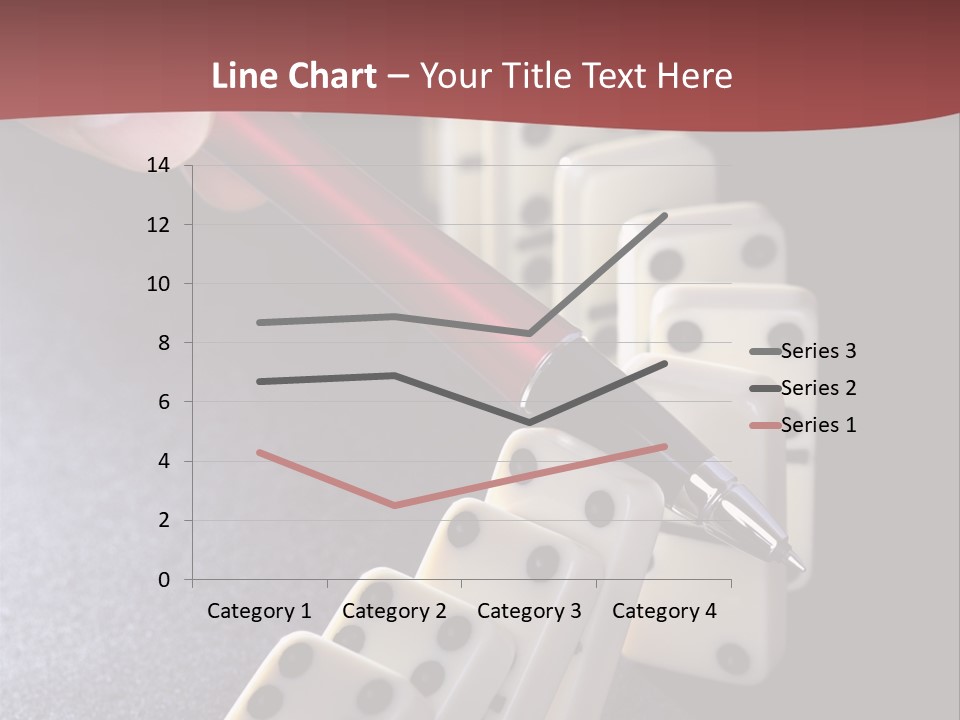 Stop Domino Manager PowerPoint Template