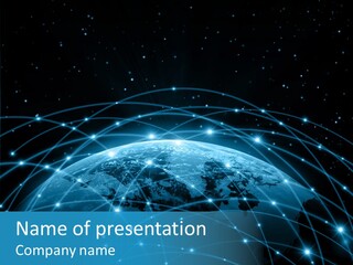 Website Worldwide Map PowerPoint Template