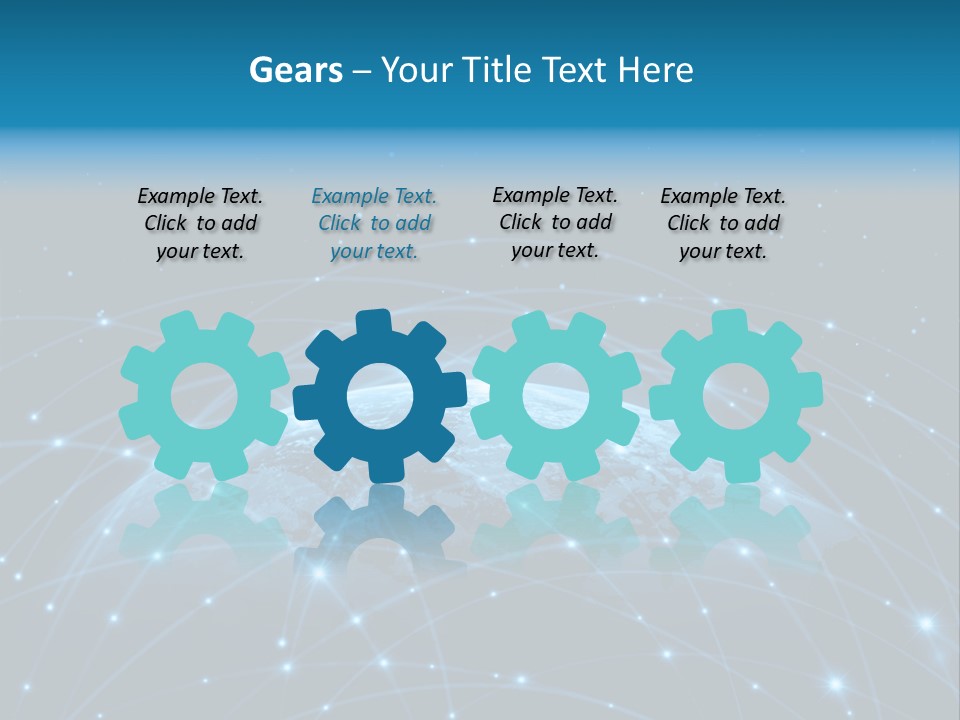 Website Worldwide Map PowerPoint Template