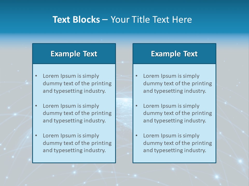 Website Worldwide Map PowerPoint Template